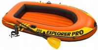 Надувная лодка Intex ExplorerPro 300 Set, 244х117 см, весла + насос (с58358)