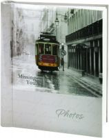 Фотоальбом Brauberg "Трамвай", 20 листов, 23х28 см (391125)