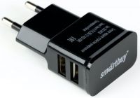 Сетевое зарядное устройство Smartbuy Super Charge Classic 2USB 2.1A Black (SBP-9043)