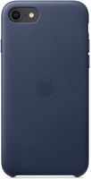 Чехол Apple Leather Case для iPhone SE 2020/7/8 Midnight Blue (MXYN2ZM/A)