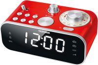 Радио-часы Telefunken TF-1593 Red/White