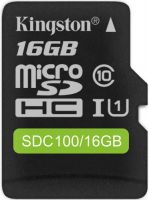 Карта памяти SDHC Micro Kingston microSDHC 16GB Class 10 (SDC100/16GB)