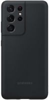 Чехол Samsung Silicone Cover для S21 Ultra Black (EF-PG998TBEGRU)