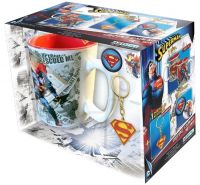Сувенирный набор ABYstyle DC Comics: Superman кружка + брелок + значки (ABYPCK074)