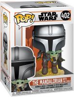 Фигурка Funko POP! Star Wars: Mandalorian - Mando Flying with Jet (50959)