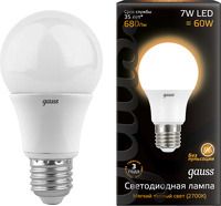 Светодиодная лампа Gauss Led A60 E27 7W 2700K (102502107)