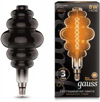 Светодиодная лампа Gauss Filament Honeycomb 8W 380lm 2700К Е27 Gray flexible (159802008)