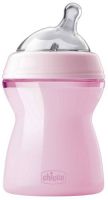 Бутылочка для кормления Chicco Natural Feeling, 2+, 250 мл, розовая (310205208) (00080825110000)