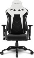 Игровое кресло Sharkoon Elbrus 3 Black/White