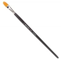 Кисть художественная Brauberg Art Classic, синтетика жесткая овальная,№14, длинная ручка (200683)