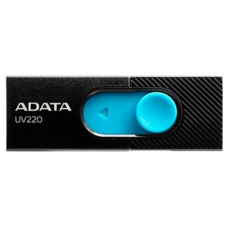 Флешка ADATA UV220 16GB черный/голубой