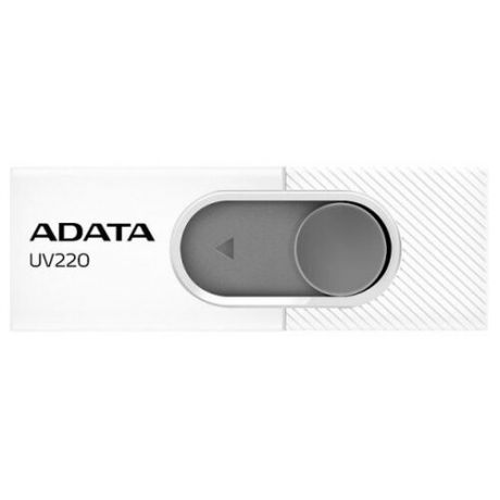 Флешка ADATA UV220 64GB белый/серый