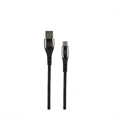 Дата-кабель Usams USB/Type-C SJ305 Smart Power-off (черный)