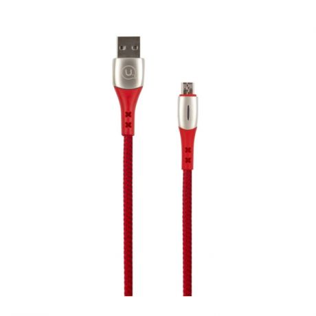 Дата-кабель Usams USB/micro USB SJ346 Smart Power off (красный)