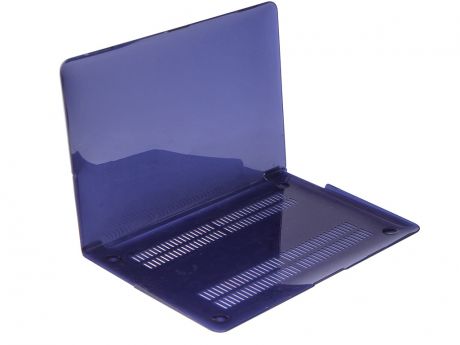 Аксессуар Чехол Gurdini для APPLE MacBook Air 13 Plastic Dark Blue 907483