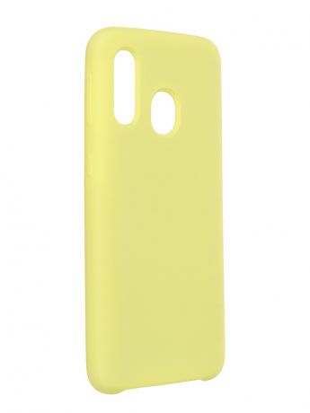 Чехол Innovation для Samsung Galaxy A40 Soft Inside Yellow 19175