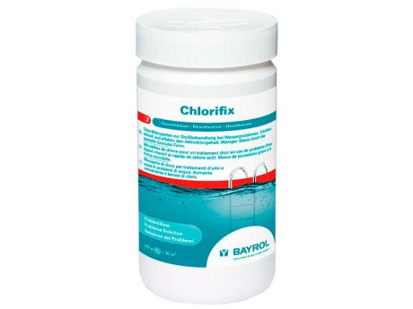 Быстрорастворимый хлор для ударной дезинфекции Bayrol ChloriFix 1kg 4533111