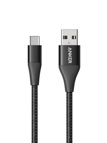 Аксессуар Anker PowerLine+ II USB A - USB Type-C Black A8463H11