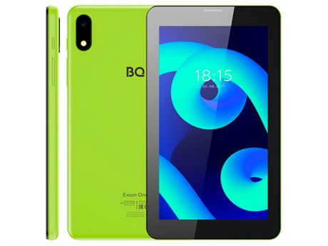 Планшет BQ 7055L Exion One Green (Unisoc SC9863A 1.6 GHz/2048Mb/32Gb/Wi-Fi/Bluetooth/LTE/GPS/Cam/7.0/1024x600/Android)