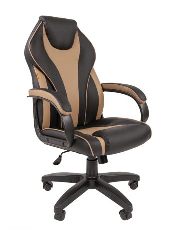 Компьютерное кресло Chairman 299 Black-Beige 00-07062452