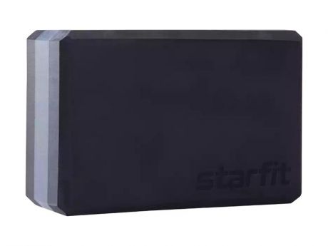 Блок для йоги Starfit YB-201 Grey-Black УТ-00016643