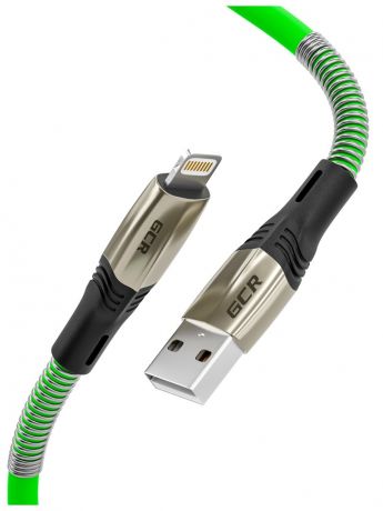 Аксессуар GCR Mercedes & Spring USB - Lightning 1.2m Green GCR-52079