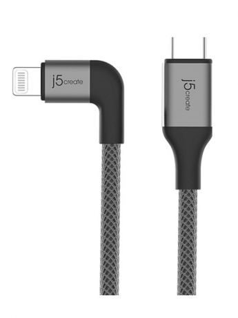 Аксессуар j5create USB Type-C - Lightning Black JALC15B