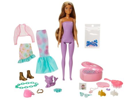 Кукла Mattel Barbie Русалка с сюрпризами внутри GXV93