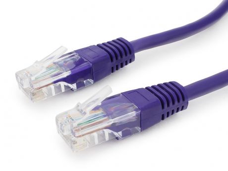 Сетевой кабель Gembird Cablexpert UTP cat.5e 1.5m Purple PP12-1.5M/V