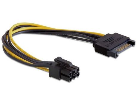 Аксессуар Разветвитель питания Gembird Cablexpert SATA - PCI-Express 6-pin CC-PSU-SATA