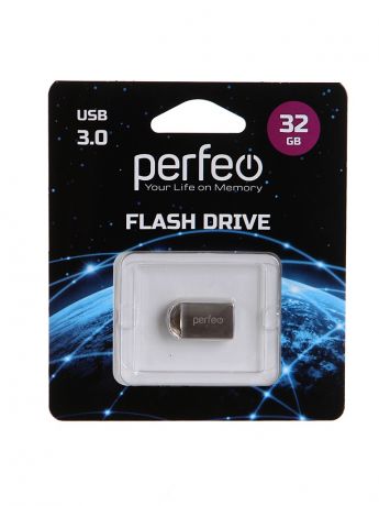 USB Flash Drive 32Gb - Perfeo USB 3.0 M11 Metal Series PF-M11MS032