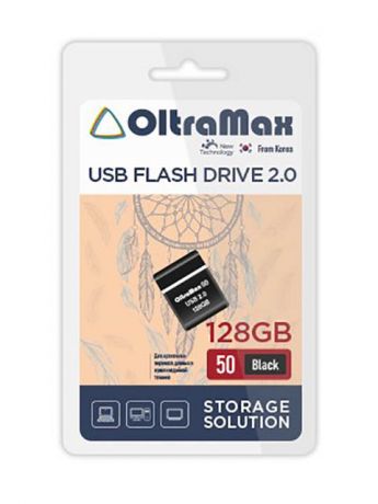 USB Flash Drive 128Gb - OltraMax 50 2.0 Black OM-128GB-50-Black