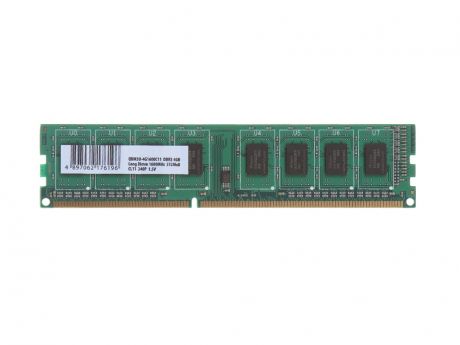Модуль памяти Qumo DDR3 DIMM 1600MHz PC3-12800 4Gb QUM3U-4G1600C11