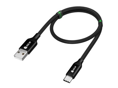 Аксессуар GCR USB - Type-C 1m Black GCR-52511