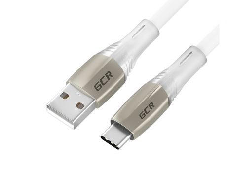 Аксессуар GCR USB - Type-C LED 50cm White GCR-52517