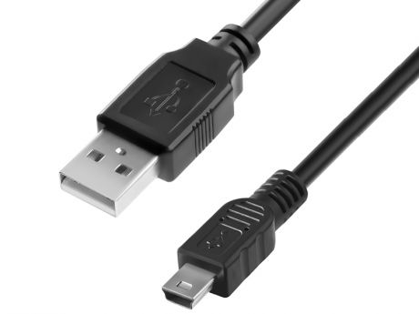 Аксессуар GCR USB 2.0 AM - Micro B 5pin Black GCR-UM2M5P-BD2S-2.0m