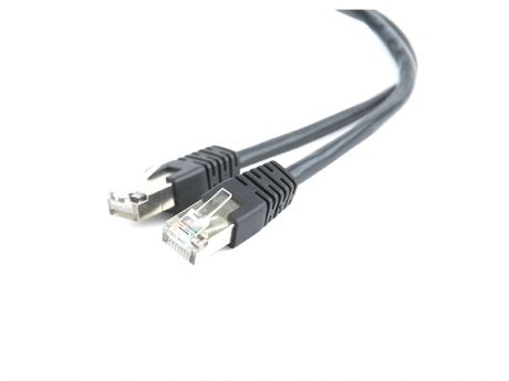 Сетевой кабель Bion UTP cat.5e CCA 1m Black BCL-PP12-1M/BK