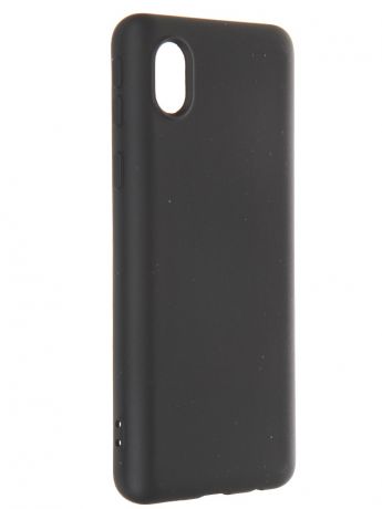 Чехол Krutoff для Samsung Galaxy A01 Core A013 Silicone Case Black 12409