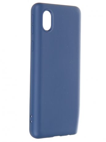 Чехол Krutoff для Samsung Galaxy A01 Core A013 Silicone Case Blue 12407