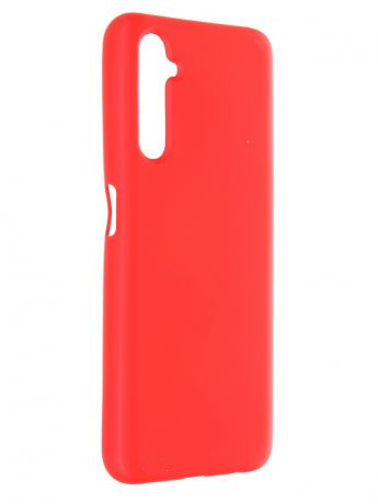 Чехол Krutoff для Realme 6 Pro Silicone Case Red 12373