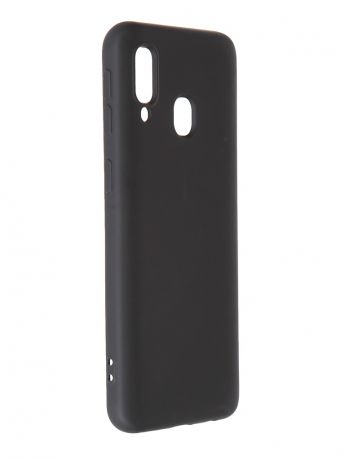 Чехол Krutoff для Samsung Galaxy A40 A405 Silicone Black 12434