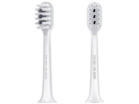 Комплект насадок Xiaomi Dr.Bei Sonic Electric Toothbrush S7 2шт Grey