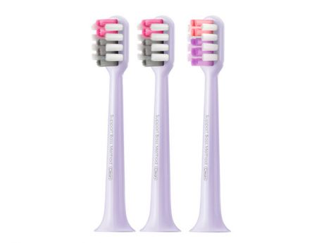 Насадка для зубной щетки Xiaomi Dr.Bei Sonic Electric Toothbrush BY-V12 3шт Purple-Gold EB02PL060300