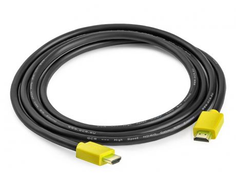 Аксессуар GCR HDMI 2.0 1.5m Yellow GCR-HM441-1.5m
