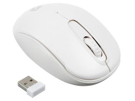 Мышь Oklick 505MW USB White