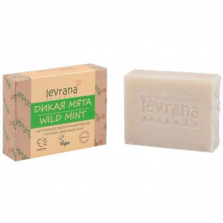 Levrana Натуральное мыло ручной работы "Мята", 100 г (Levrana, Для тела)