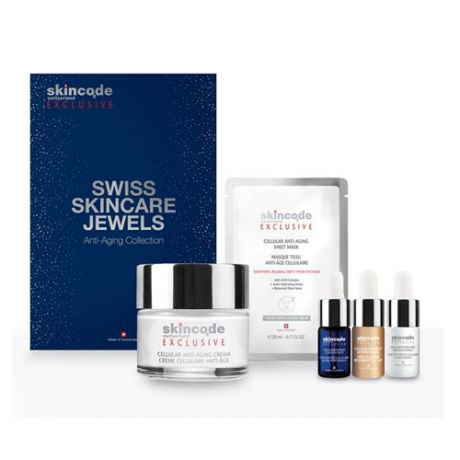 Skincode Набор Exclusive "Швейцарские драгоценности по уходу за кожей" (Skincode, Exclusive)