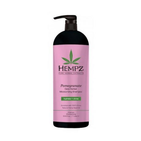 Hempz Шампунь растительный увлажняющий и разглаживающий 1000 мл (Hempz, Гранат)