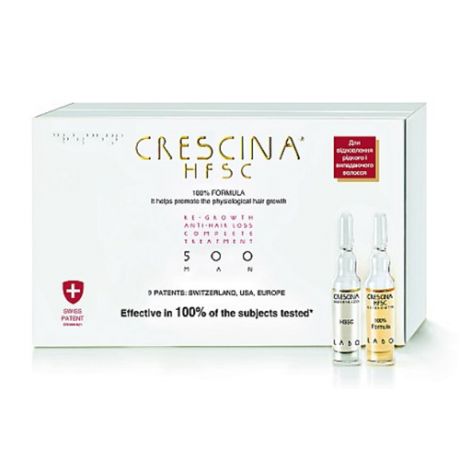 Crescina 500 Лосьон для стимуляции роста волос для мужчин №40 (Crescina, Crescina 500)