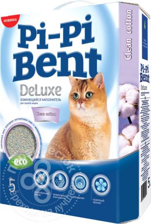 Наполнитель Pi-Pi Bent DeLuxe Clean 5кг